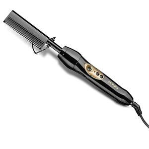 Andis 38330 Professional Heat Ceramic Press Comb for Hair, Straightener - Dual V